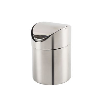 Macaw Stainless Stell Table Dustbin 12 X 16.5Cm