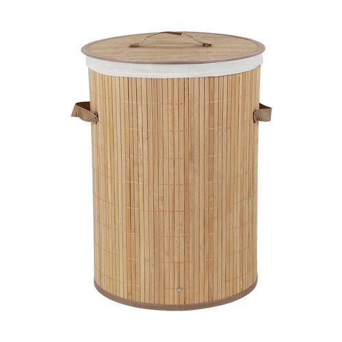 Magnus Bamboo Laundry Basket Natural 37X50Cm 