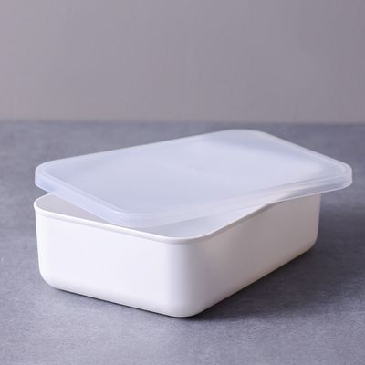 Magnus Plastic Organizer With Lid White 26.5X18.5X8.5Cm 