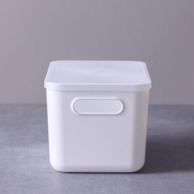 Magnus Plastic Organizer With Lid White 26.5X18.5X16.5Cm 