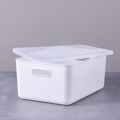 Magnus Plastic Organizer With Lid White 36.5X26.5X16.5Cm 