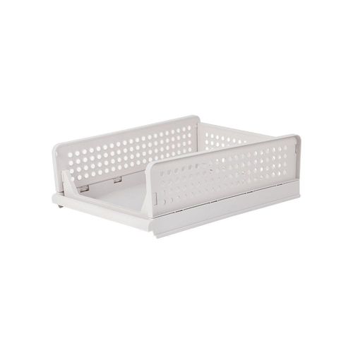 Magnus Foldable And Stackable Plastic Organizer  White 43X33X14Cm 