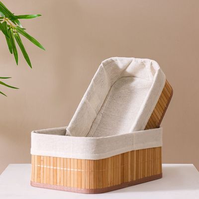 Magnus Set Of 2 Storage Basket Natural M:28.4X18.6X10.4Cm L:31.1X21X12.3Cm 