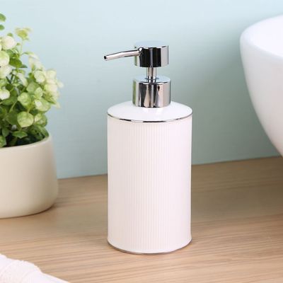 Adelyn Ceramic Lotion Dispenser White 7.5 X 17.7Cm Tb24083-1