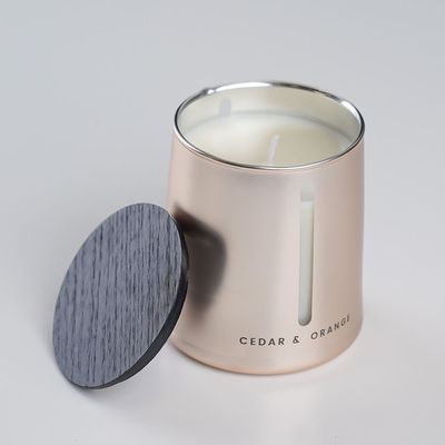 Amara Metal Jar Candle Cedar & Orange 200G