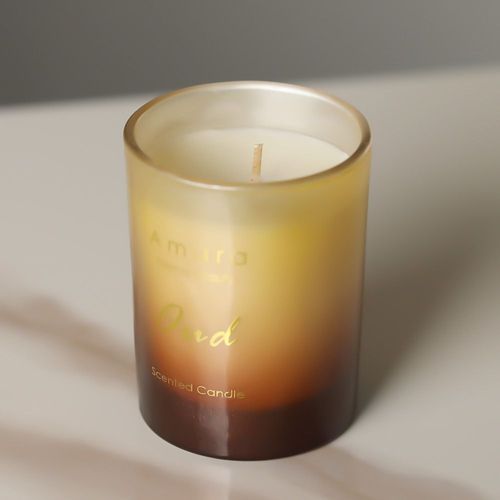 Amara Glass Jar Candle - Oud 