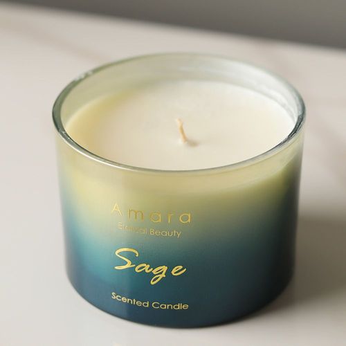 Amara Glass Jar Candle - Sage 