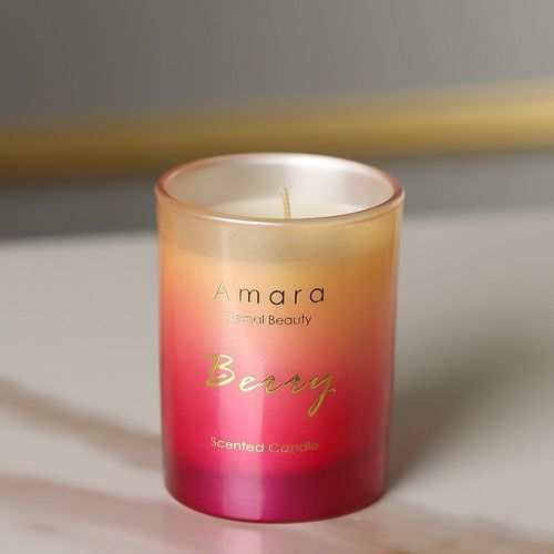 Amara Glass Jar Candle - Berry 