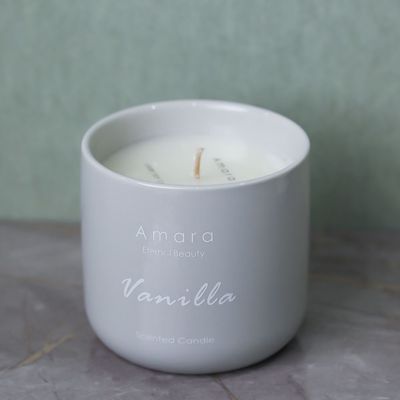 Amara Ceramic Candle - Vanilla 