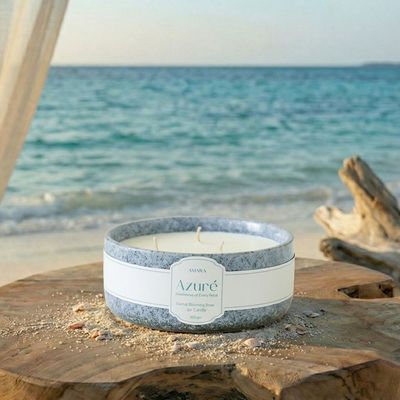 Azure (620G) Eternal Blooming Rose Jar Candle