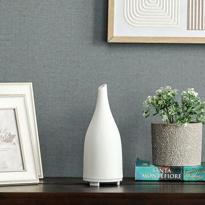 Tulip Ceramic Aroma Electric Diffuser - White - 130 ml