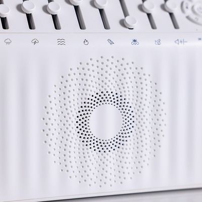 Tulip Aroma Diffuser With Speakers 200Ml,100 Squre Meter Coverage White 19X10X12.8Cm 