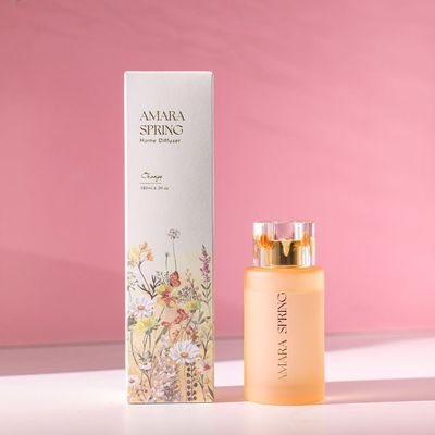 SS24-AMARA Reed Diffuser With Dried Flowers Orange 180ML (MS.J231004-B)