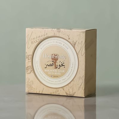 Hamidi  Home Made-Bakhoor Qasr - Oud Rose - 80 gm  