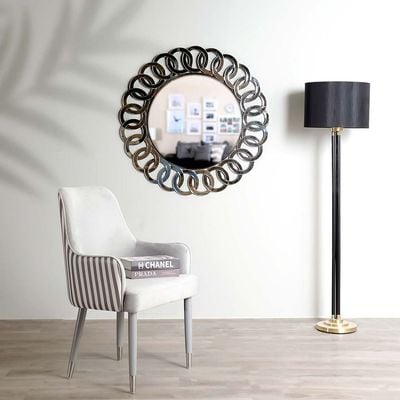 Petite Decorative Round Mirror 100X100X1.6Cm