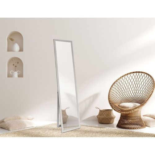 Petite Standing Mirror White 30x150cm 