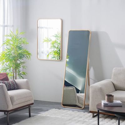 Petite Wooden Wall Mirror 60X90Cm 