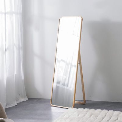 Petite Wooden Standing Mirror 50X160Cm 