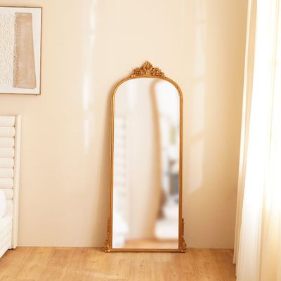 Aw24 Mio Ornate Leaner Mirror 75.5X173Cm