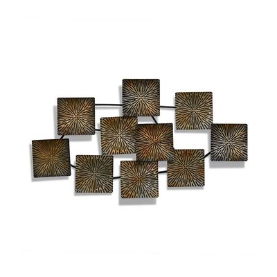 Stolpa Metal Wall Decor Gold 109 x 5 x 60.9 Cm