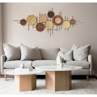 Alayna Round Star Metal Wall Decor Multicolor 106.6X2.5X43.1Cm