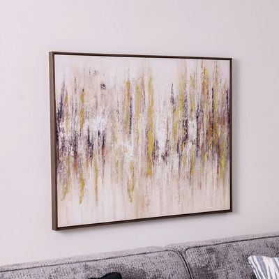 Palladir Oil Handpainted Abstract Canvas With Frame 120x90Cm 