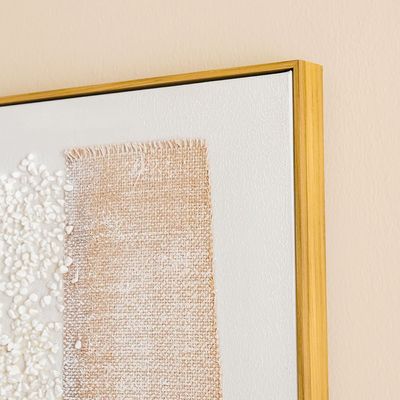 Casablanca Tanned Crests Print Canvas - 80x120x3.8 cm