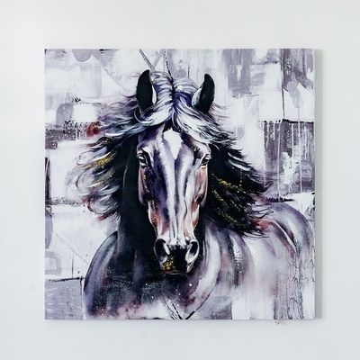 Rabat Equine Horse Canvas Wall Art 80x80x3Cm