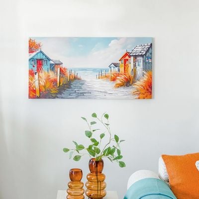 Rabat Murano Venice Promenade Canvas Wall Art 60x120x3Cm