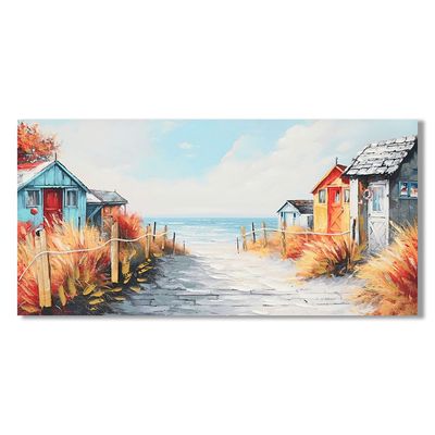 Rabat Murano Venice Promenade Canvas Wall Art 60x120x3Cm