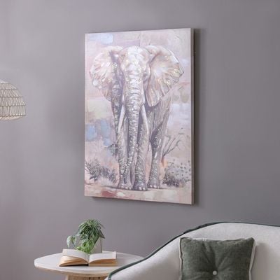 Rabat Majestic Elephant Canvas Wall Art 80x100x3Cm