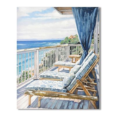 Rabat Ocean Side Serenity Canvas Wall Art 80x100x3Cm