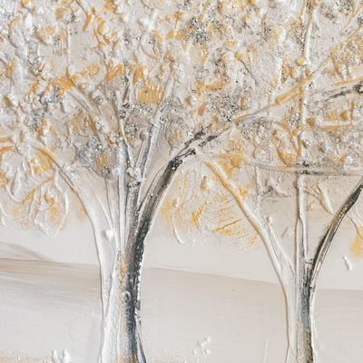 Rabat Silver Birch Trees Canvas Wall Art 50x150x3Cm