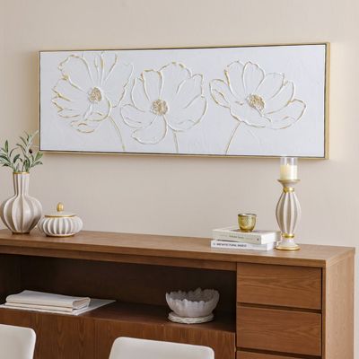 Rabat Petals In Harmony Framed Wall Art 52x152x4.5Cm