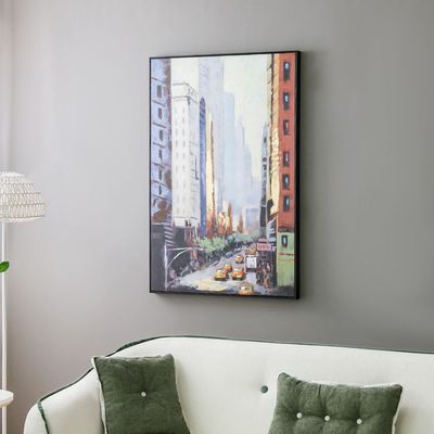 Rabat Urban Impressions Cityscape Framed Wall Art 82x122x4.5Cm