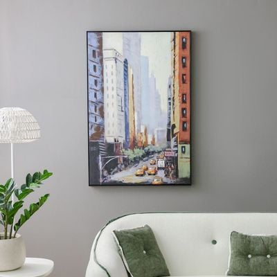 Rabat Urban Impressions Cityscape Framed Wall Art 82x122x4.5Cm