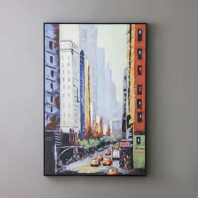 Rabat Urban Impressions Cityscape Framed Wall Art - 82x122x4.5 cm