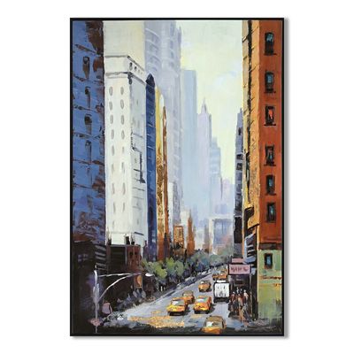 Rabat Urban Impressions Cityscape Framed Wall Art 82x122x4.5Cm