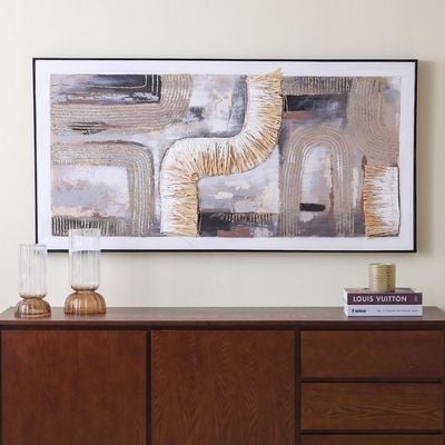 Rabat Surreal Symphony Print Framed Wall Art 72x142x4.5Cm