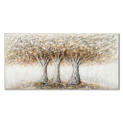 Rabat Trees Of Lives Gold Framed Wall Art 82x162x4.5+4Cm