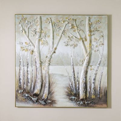 Rabat Enchanted Forest Canopy 1 Framed Wall Art 152x152x4.5+4Cm