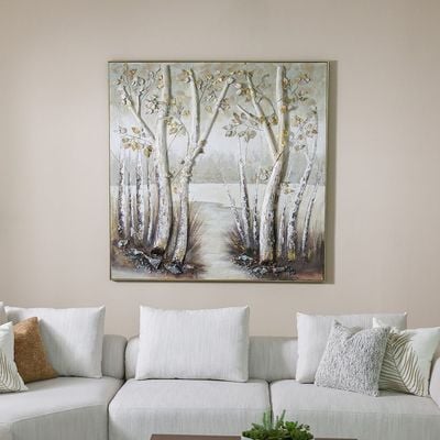 Rabat Enchanted Forest Canopy 1 Framed Wall Art 152x152x4.5+4Cm