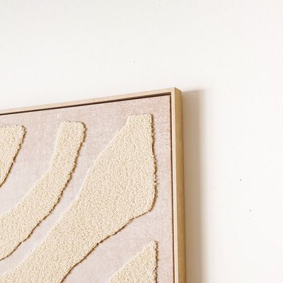 SS25 Cyprus Canvas Curves Inlight Framed Wall Art 102.6X142.6Cm
