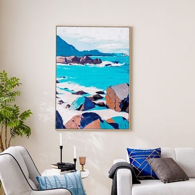 SS25 Cyprus Canvas Lands End 2 Framed Wall Art 102.6X142.6Cm