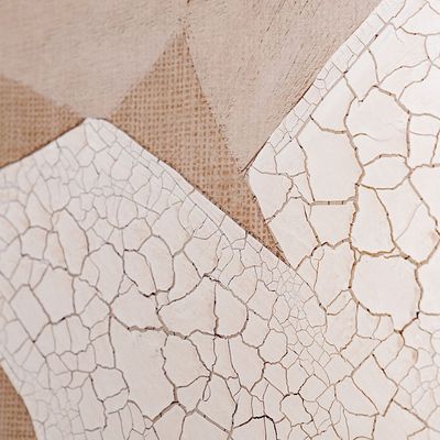 SS25 Cyprus Canvas Texture Bliss Framed Wall Art 82.6X122.6Cm