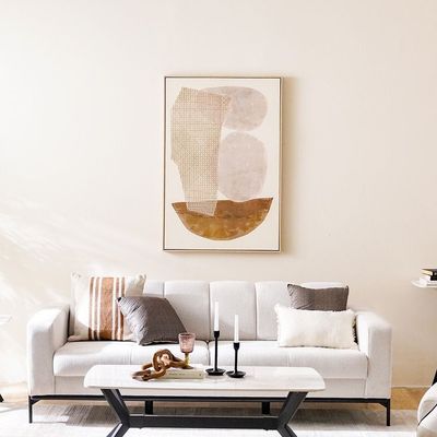 Cyprus Canvas Geometry Euphoria 1 Framed Wall Art 82.6X122.6Cm
