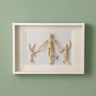 Skia Glass & PP Andy Family Shadow Boxes 70x50x60Cm