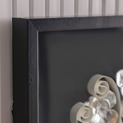 Skia Glass & PP Dandellion Upside Shadow Boxes 80x80x50Cm