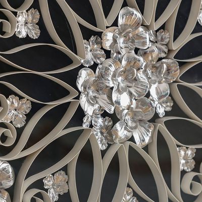 Skia Glass & PP Dandellion Upside Shadow Boxes 80x80x50Cm