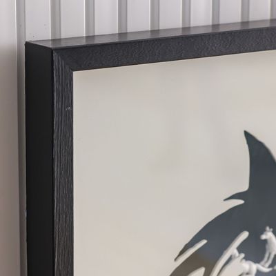 Skia Glass & PP Horse In Horse Shadow Boxes 60x80x50Cm